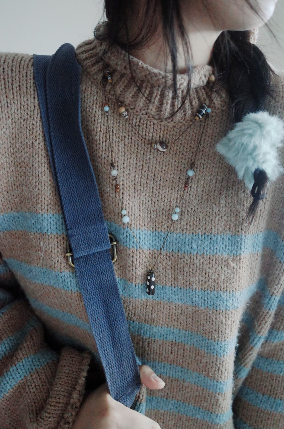 cocoa bubble necklace 코코아 버블 핸드메이드 목걸이 상품이미지7