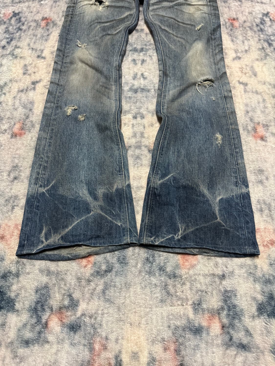 Fuga 00s archive whisker boot cut denim 상품이미지5