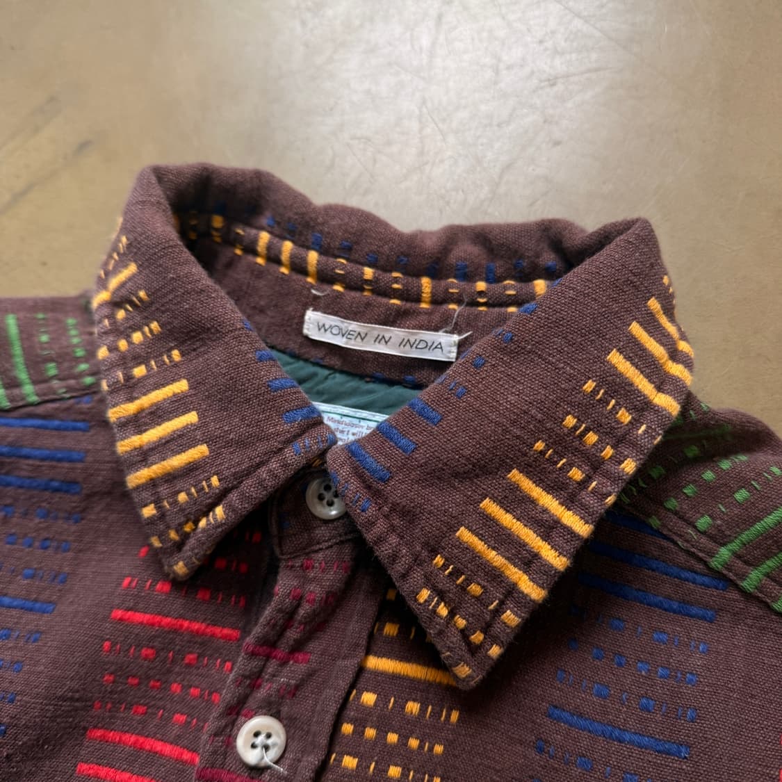 MINDLOOSER 인도 스티치 셔츠 상품이미지4