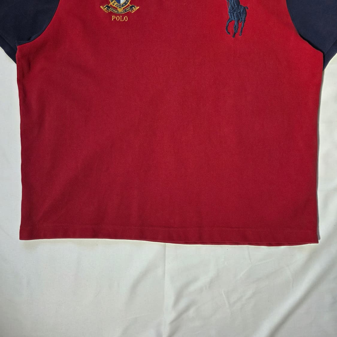 [XL]폴로랄프로렌 커스텀 슬림핏 빅포니 카라 반팔 티셔츠 상품이미지4