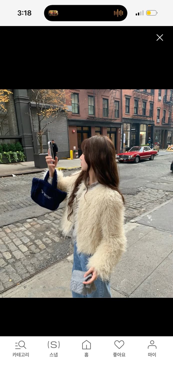 더바넷 헤어리 퍼자켓 / 구매가 158,000 상품이미지2