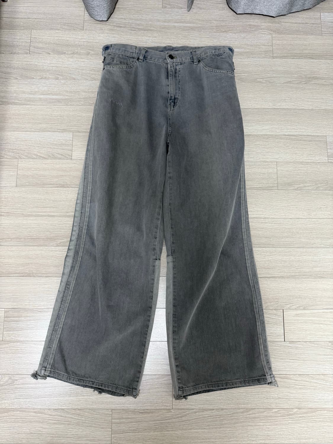 [4]폴리테루 24fw 리빌드고시마 데님 블루그레이 상품이미지2
