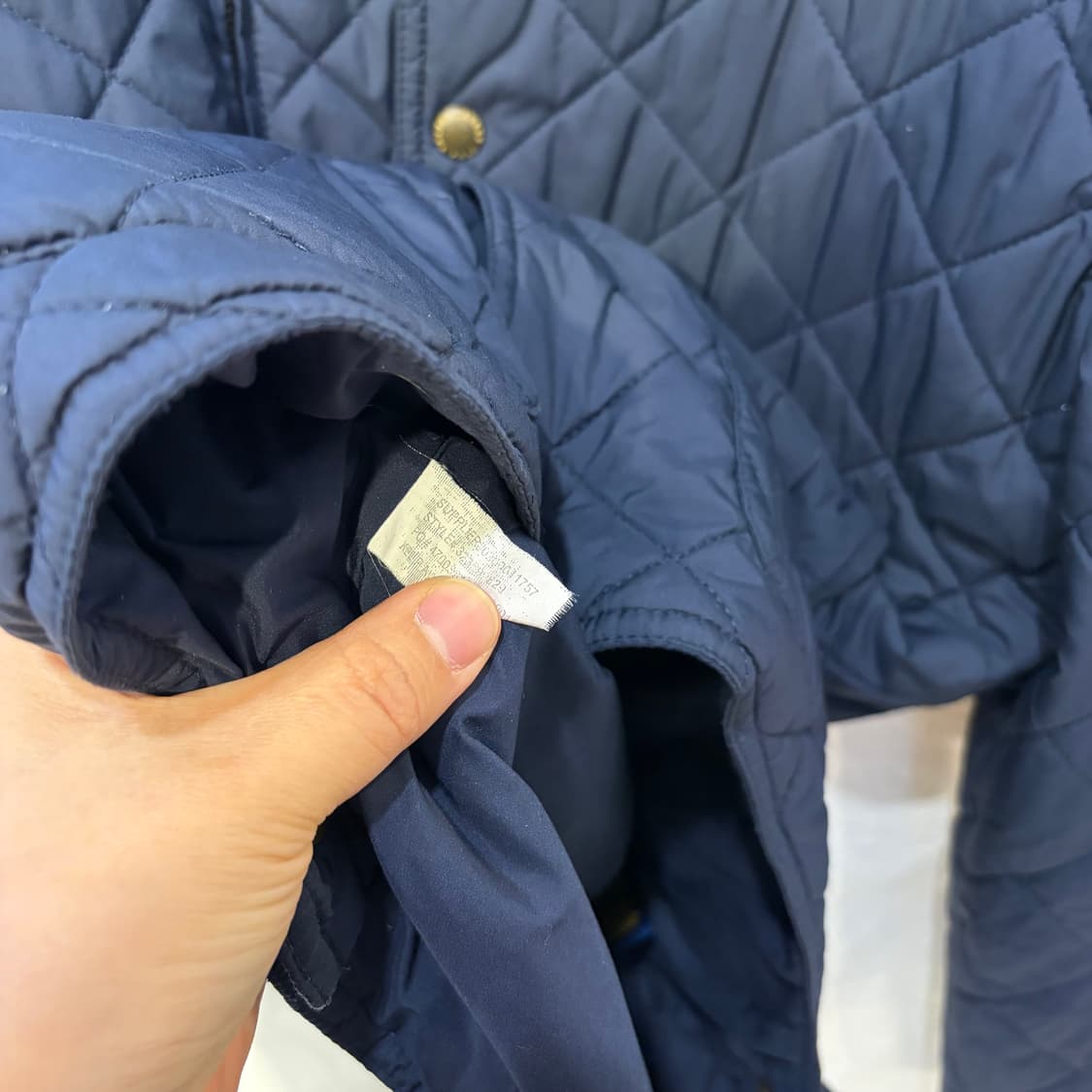 폴로 랄프로렌 네이비 퀼팅 자켓 상품이미지5