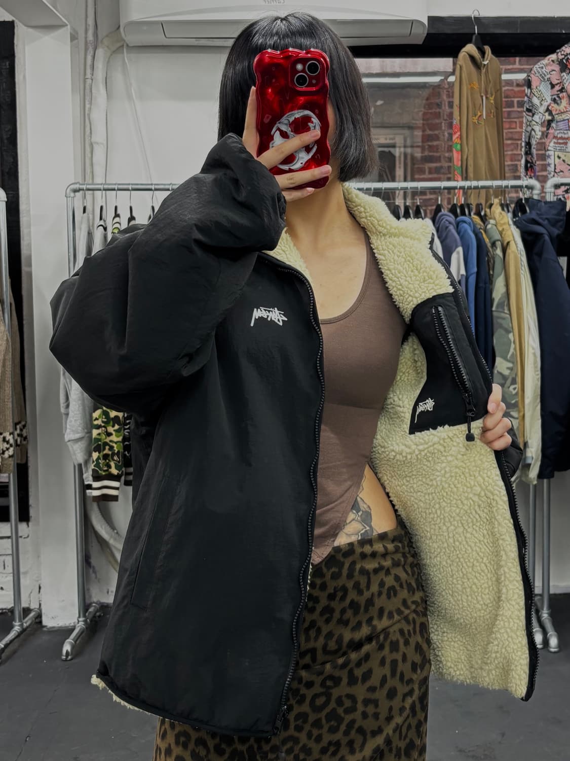 스투시 8볼 리버시블 플리스 자켓 상품이미지6