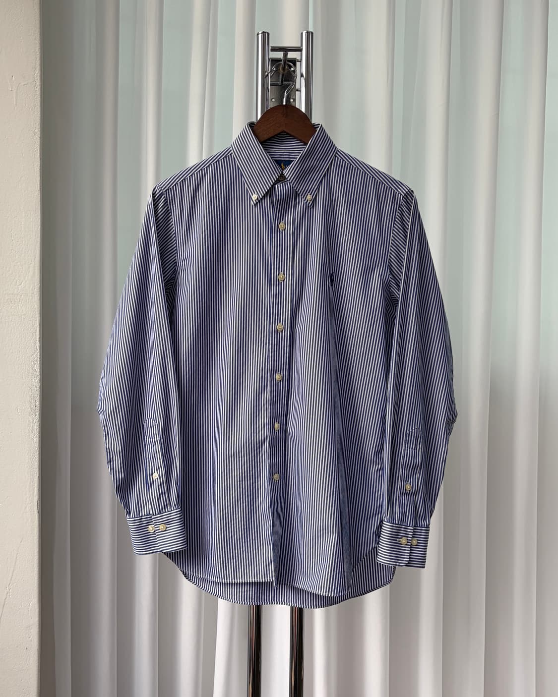 [M]폴로 랄프로렌 이지케어 포플린 스트라이프 셔츠 상품이미지4