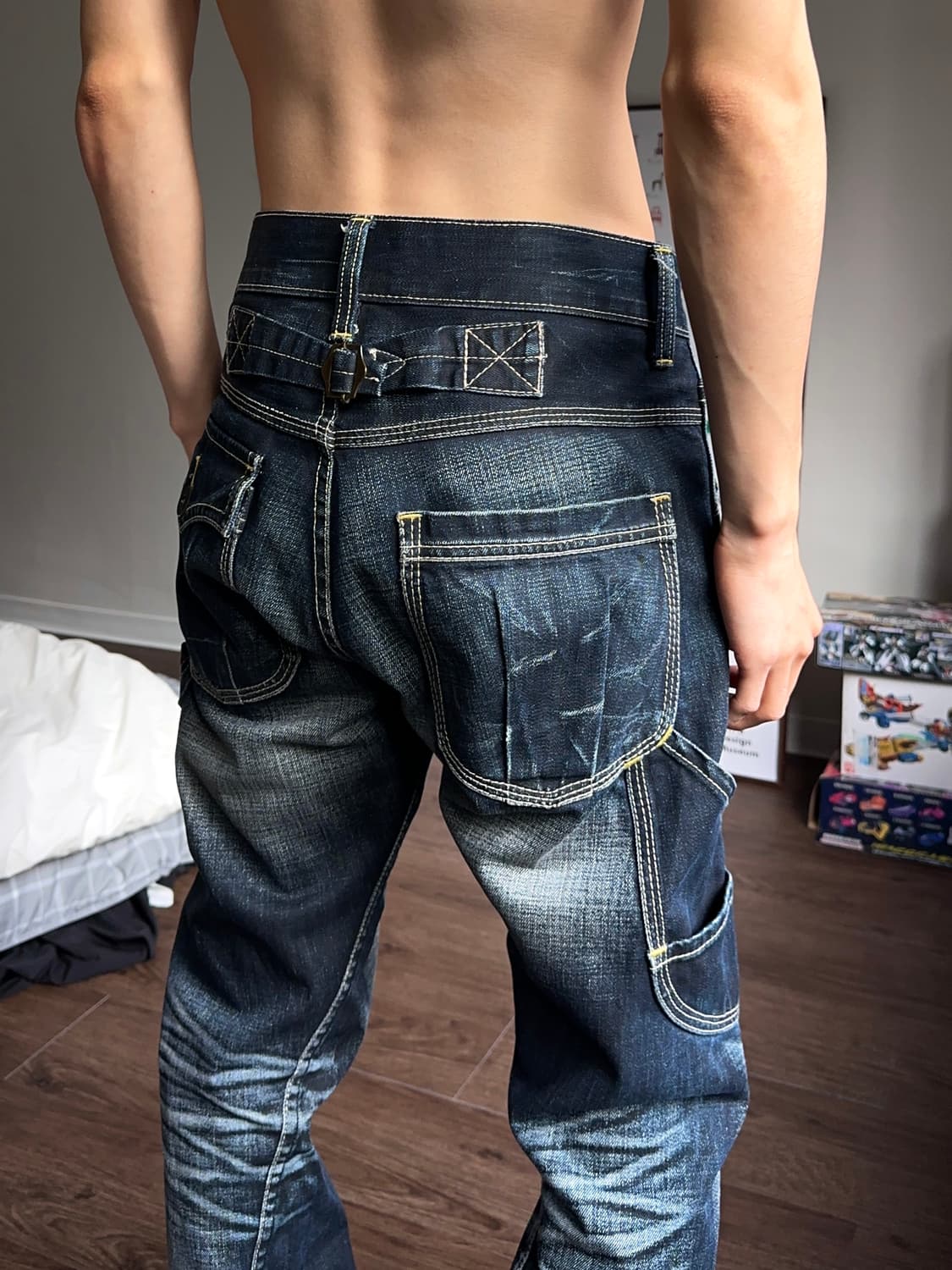 Back Number 트위스트 카펜터 진 상품이미지2