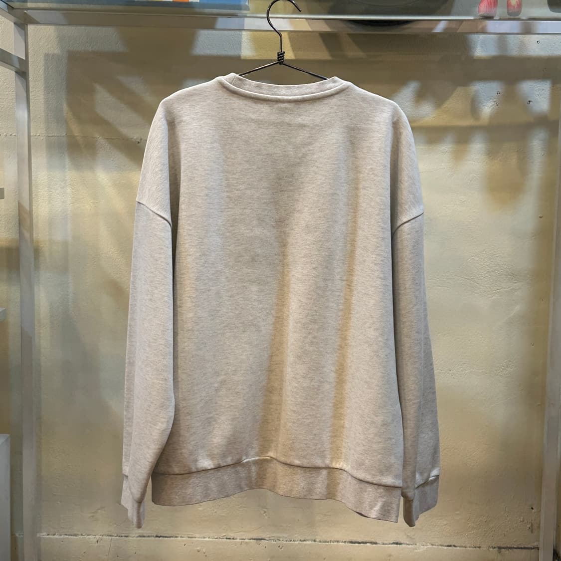 라코스테 빅로고 맨투맨 티셔츠 회색 L 상품이미지6