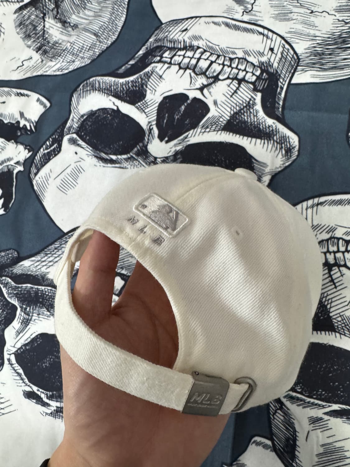 mlb 엠엘비  화이트 볼캡  상품이미지3