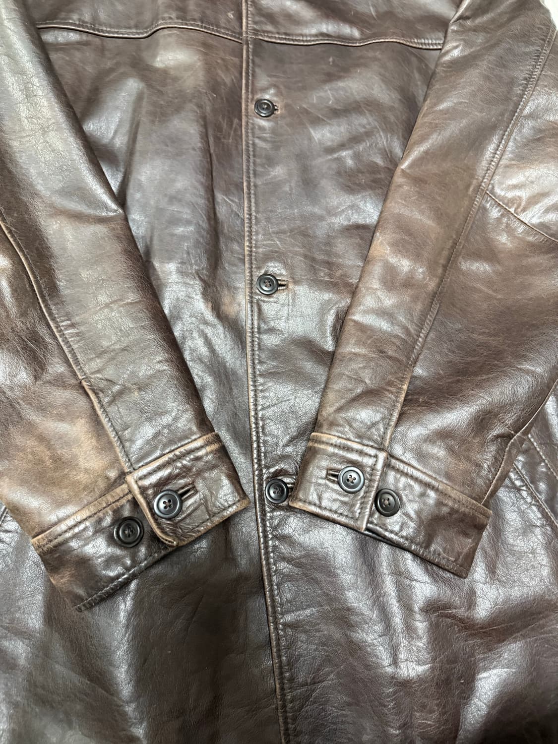 (XXL)gap 올드갭 레더 카코트 코트 상품이미지2