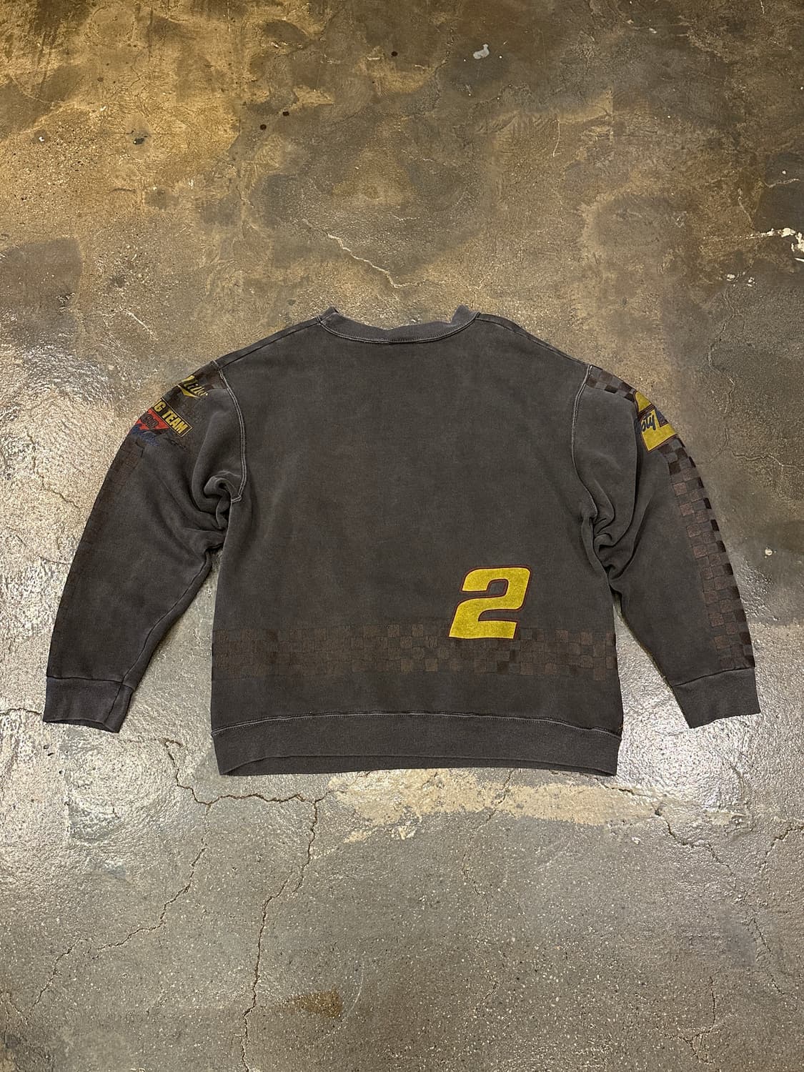 Vintage NASCAR 레이싱 스웻셔츠 맨투맨 L 상품이미지2