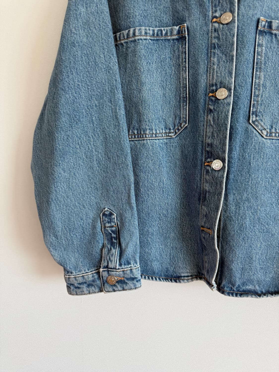 자라(ZARA) 데님 셔츠 자켓 상품이미지3