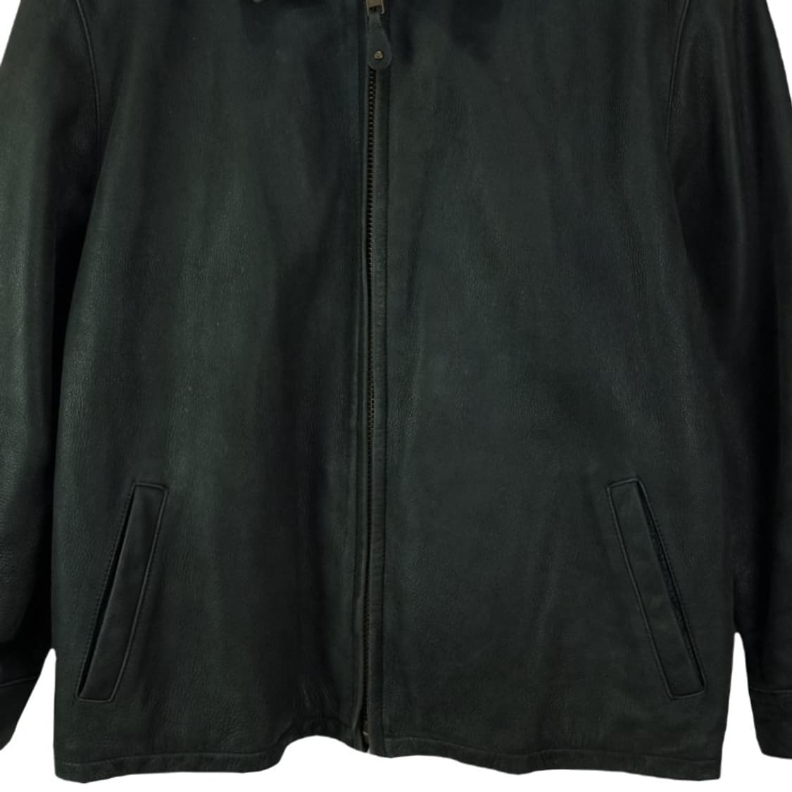 [빈티지] 리얼 쉽스킨 레더 양가죽 싱글 레더 자켓 M19731 상품이미지5