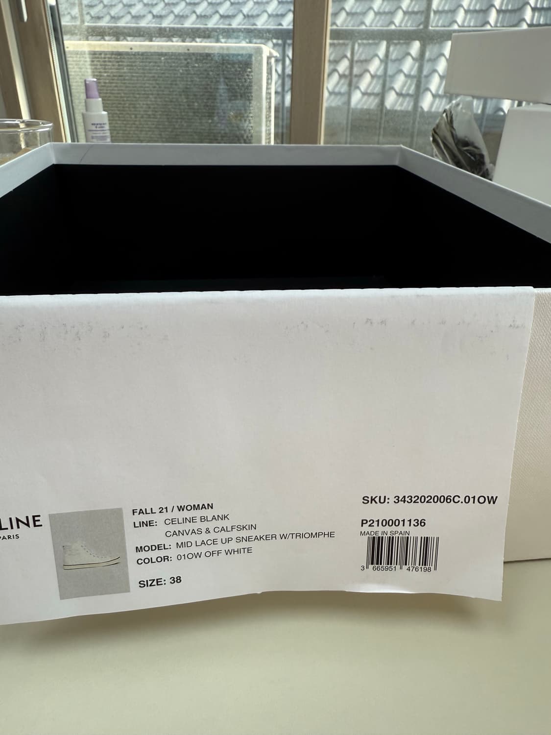 셀린느 블랭크 미드 레이스업 스니커즈 상품이미지3