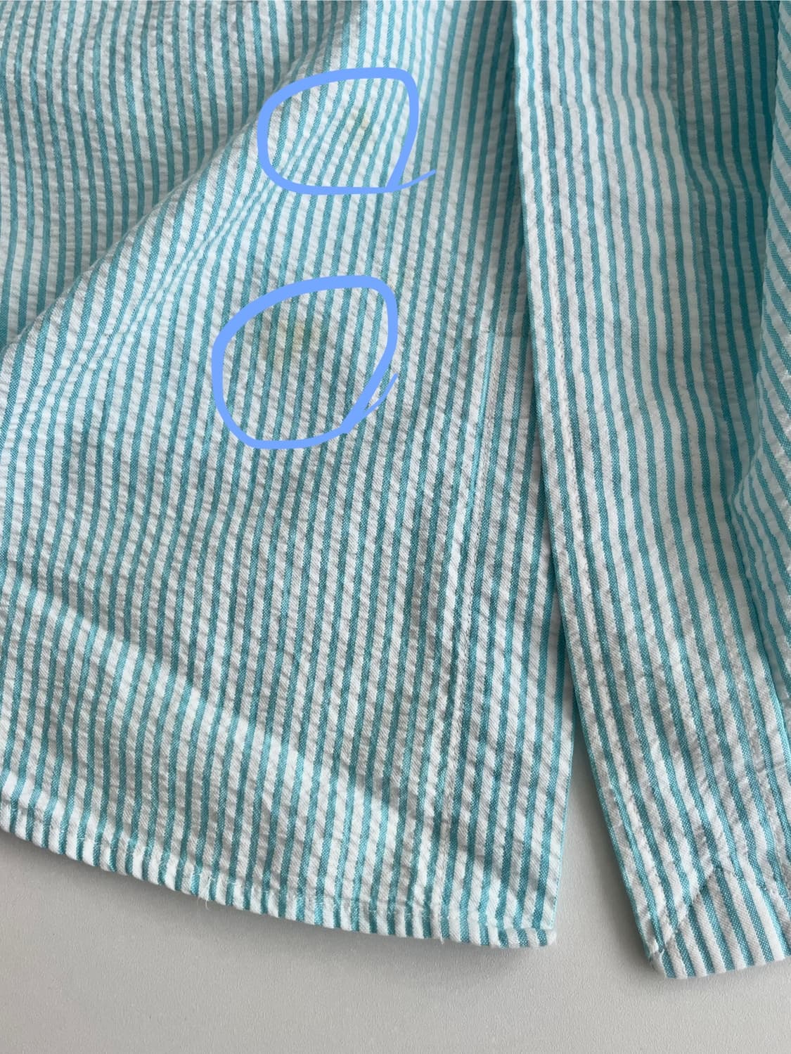 L) 폴로 랄프로렌 스트라이프 시어서커 반팔 셔츠 상품이미지5