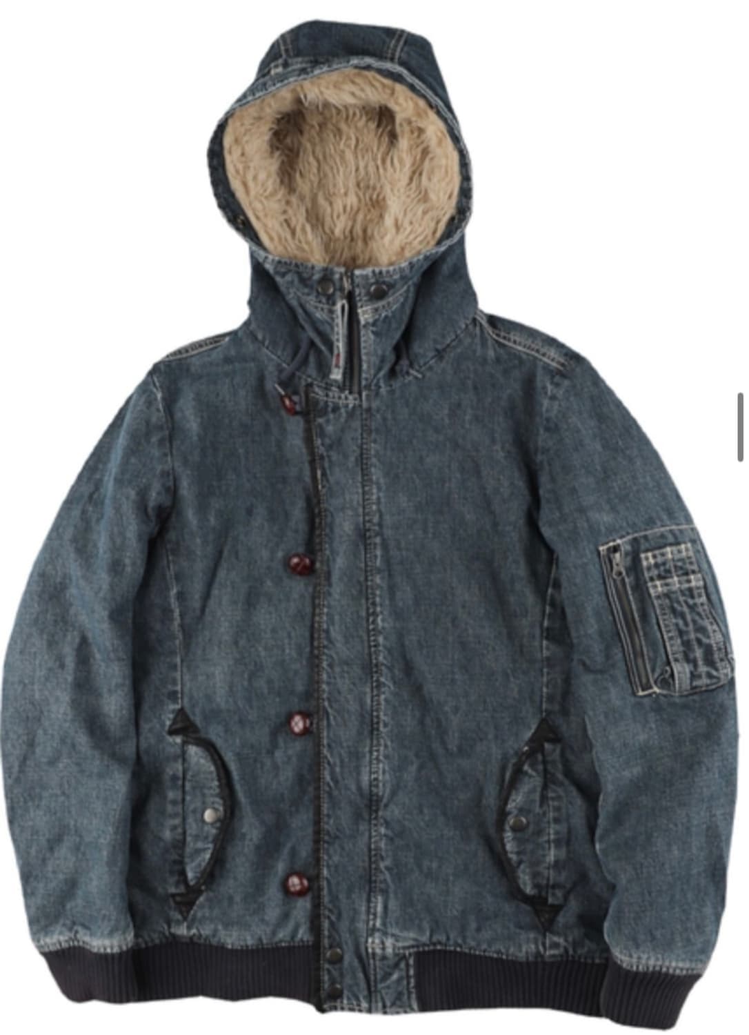 일본 빈티지 LLIX GIRL 데님 후드집업 상품이미지1