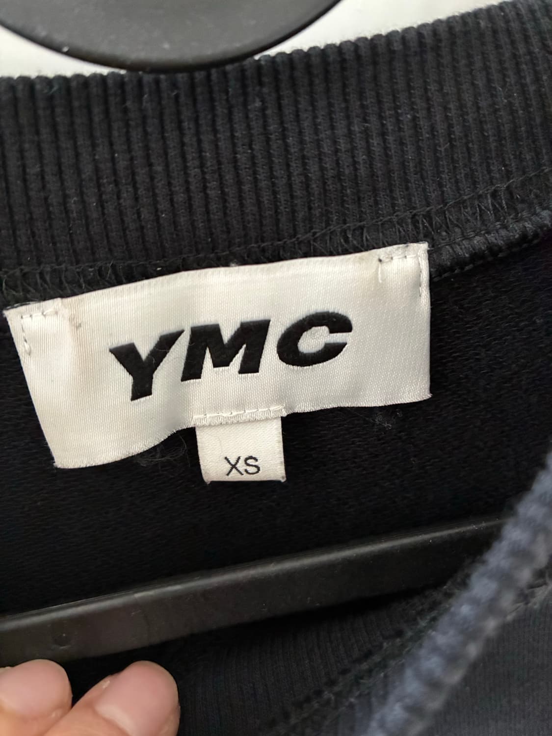 [YMC] 와이엠씨 블랙 크롭 스웻셔츠 XS 상품이미지3