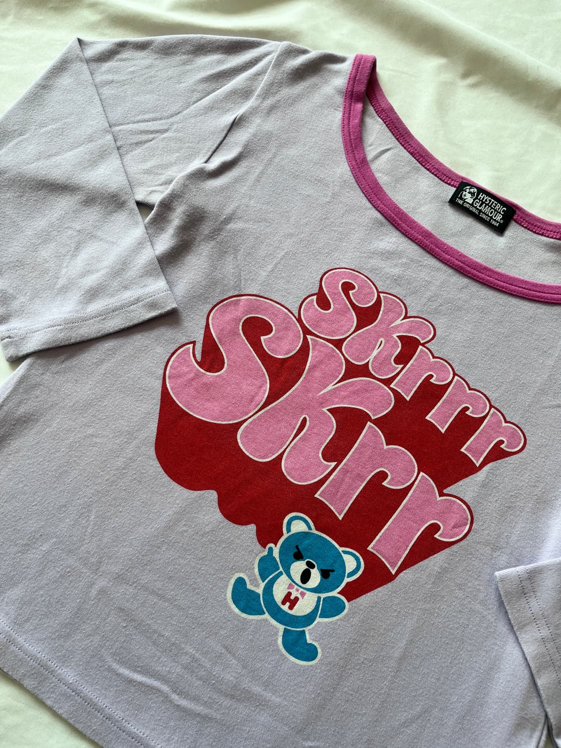 히스테릭 글래머 스끄르 퍽베어 롱 슬리브 긴팔 티셔츠 상품이미지3