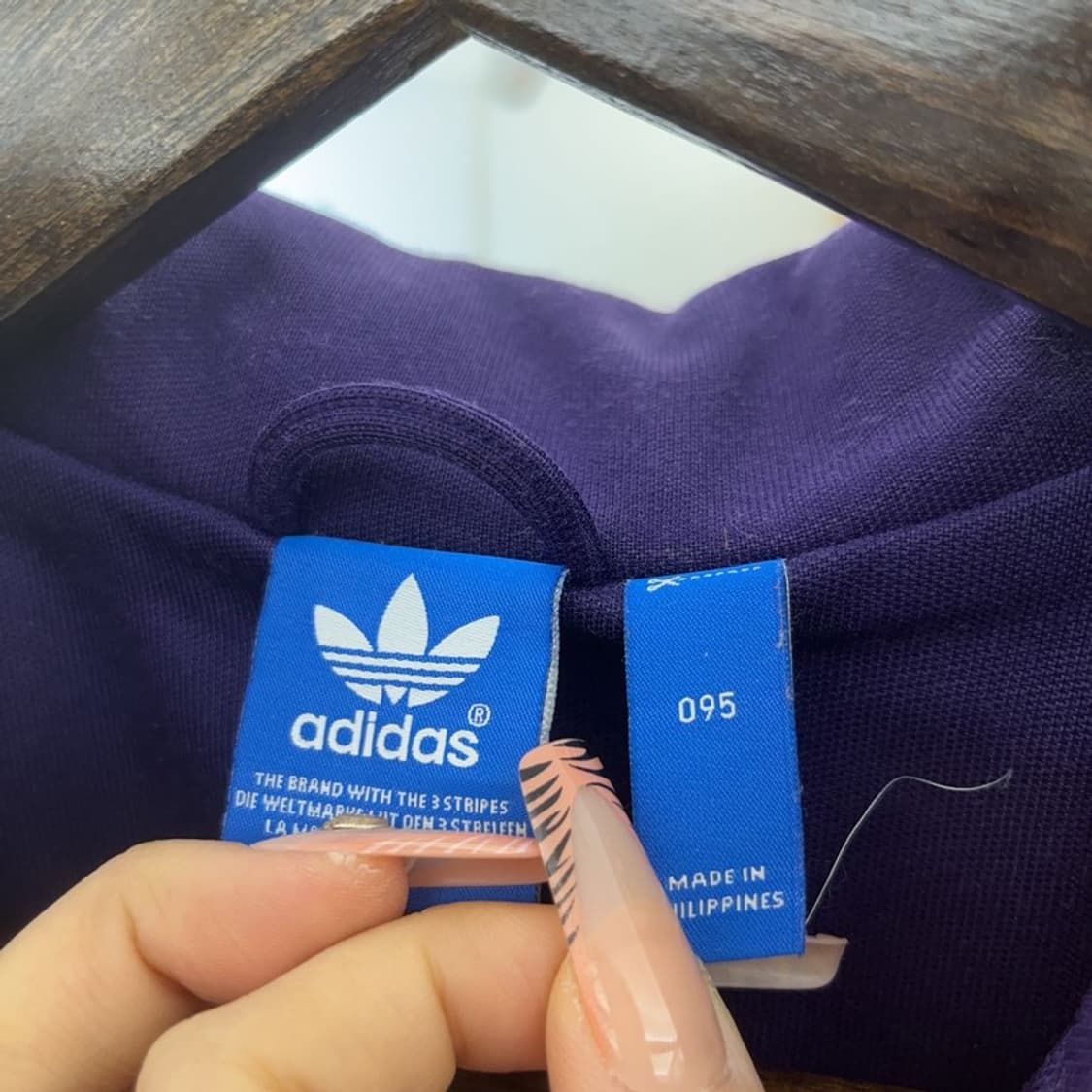 아디다스 유로파 레트로 Y2K 퍼플핑크 져지 집업 95 C08292 상품이미지4