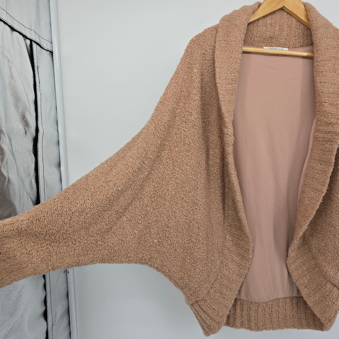 일본 빈티지 핑크 브라운톤   니트 가디건 숏 자켓 상품이미지3