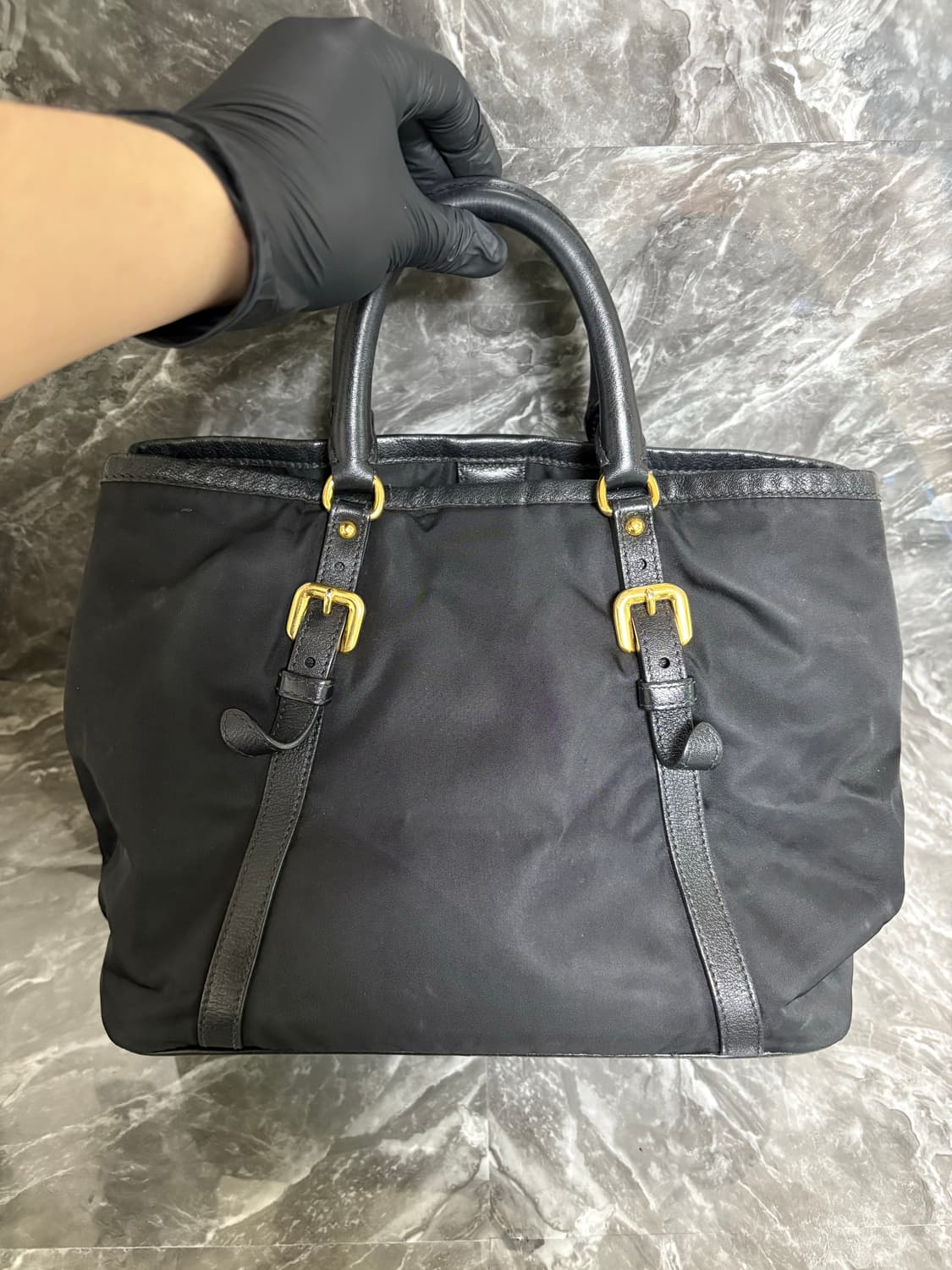 프라다 리나일론 트라이앵글 삼각로고 핸드백/토트백 상품이미지4