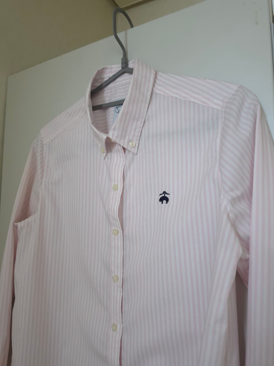 브룩스 브라더스 핑크 스트라이프 셔츠 상품이미지2