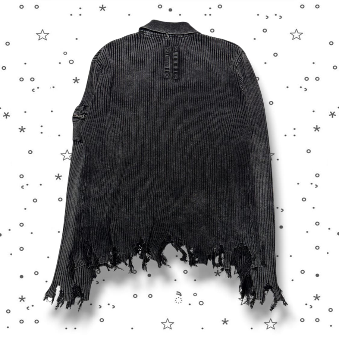 F BADBLOOD 배드블러드 디스트로이드 러스티 카고 가디건 상품이미지4