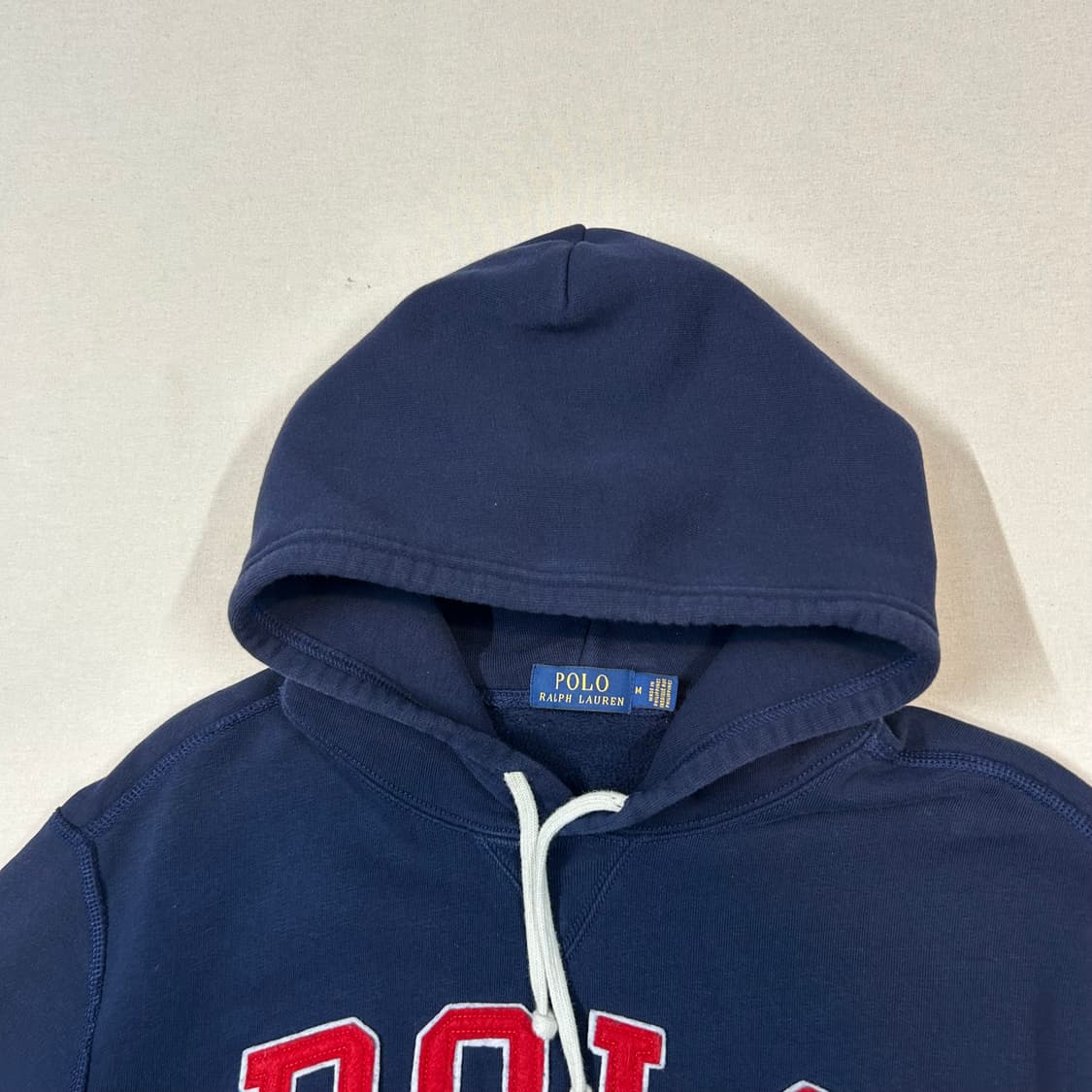 M) 폴로 랄프로렌 스펠로고 후드티 네이비 상품이미지6