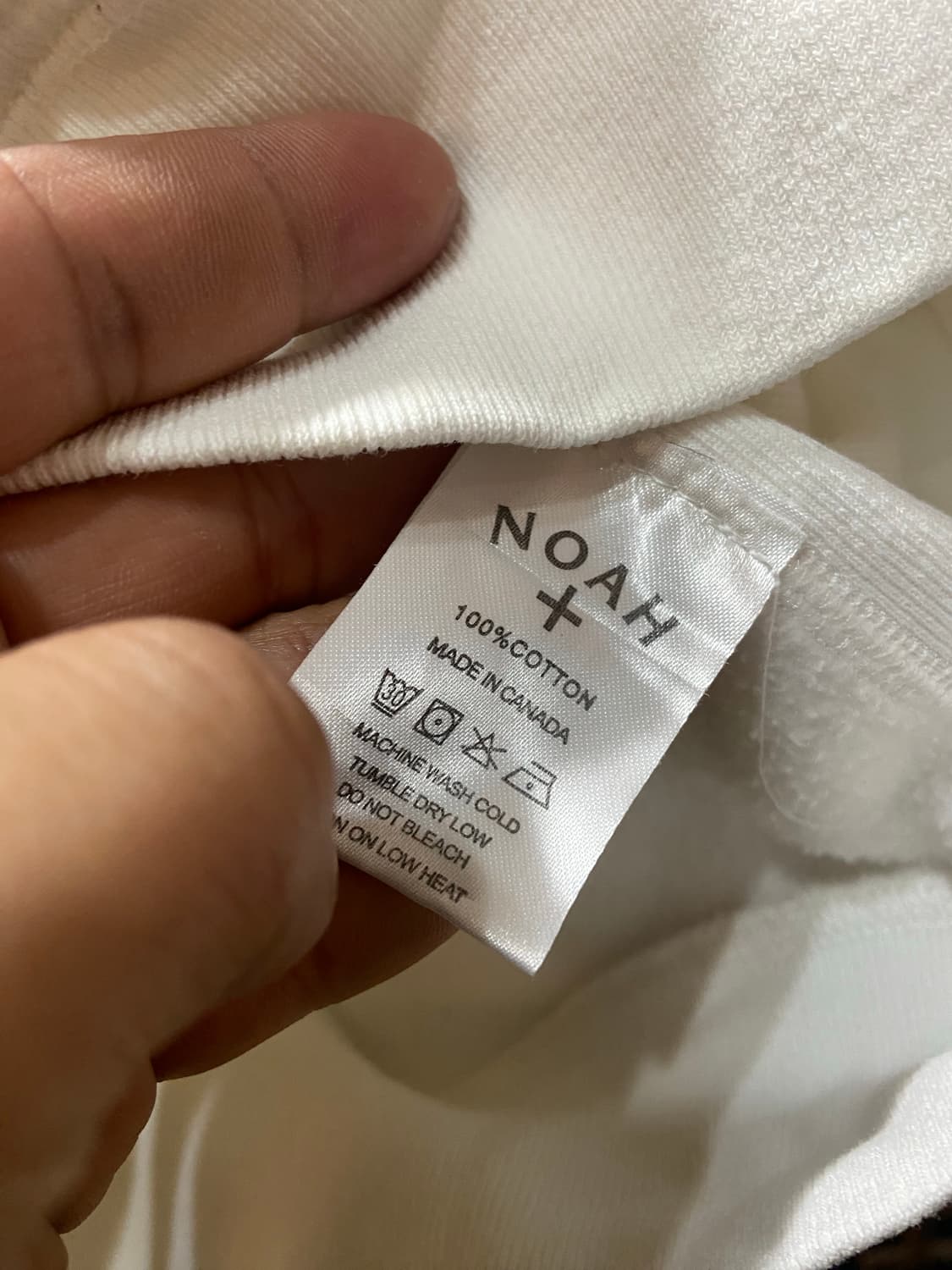 Noah 노아 코어 로고 후드 (화이트) 상품이미지4