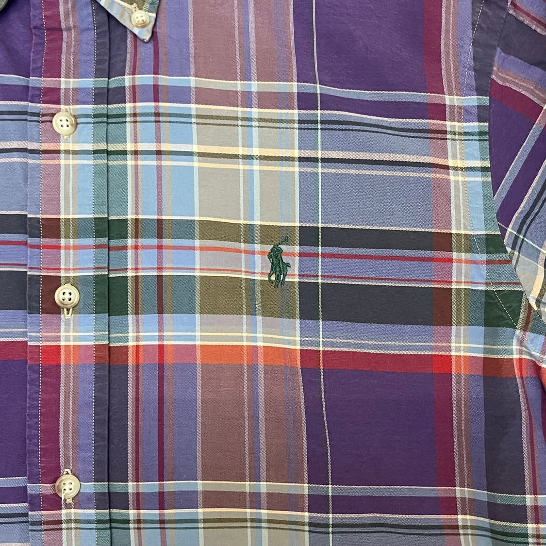 미국 빈티지 폴로 랄프로렌 긴팔 체크셔츠 상품이미지3