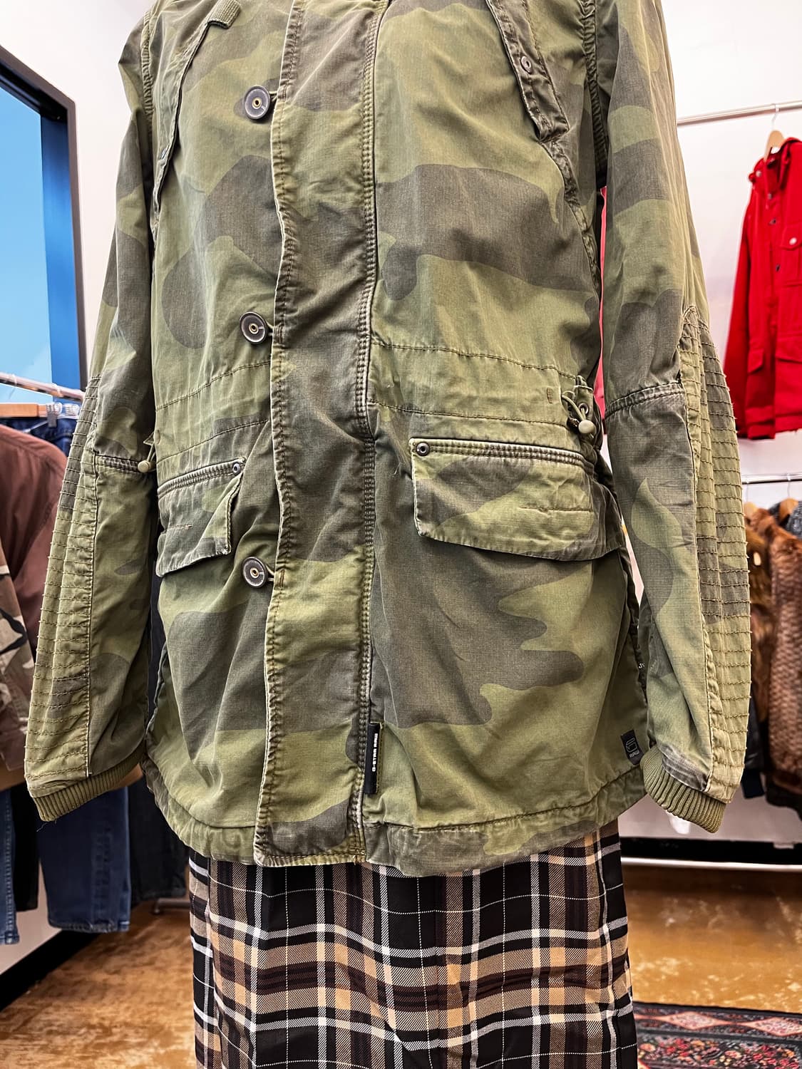 G-Star Raw 카모플라주 후드 파카 상품이미지4