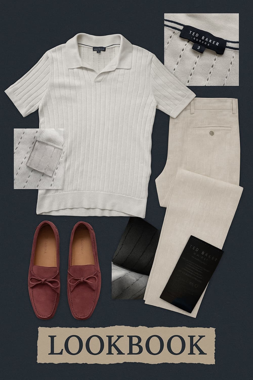 TED BAKER LONDON – 니트 폴로셔츠 상품이미지3