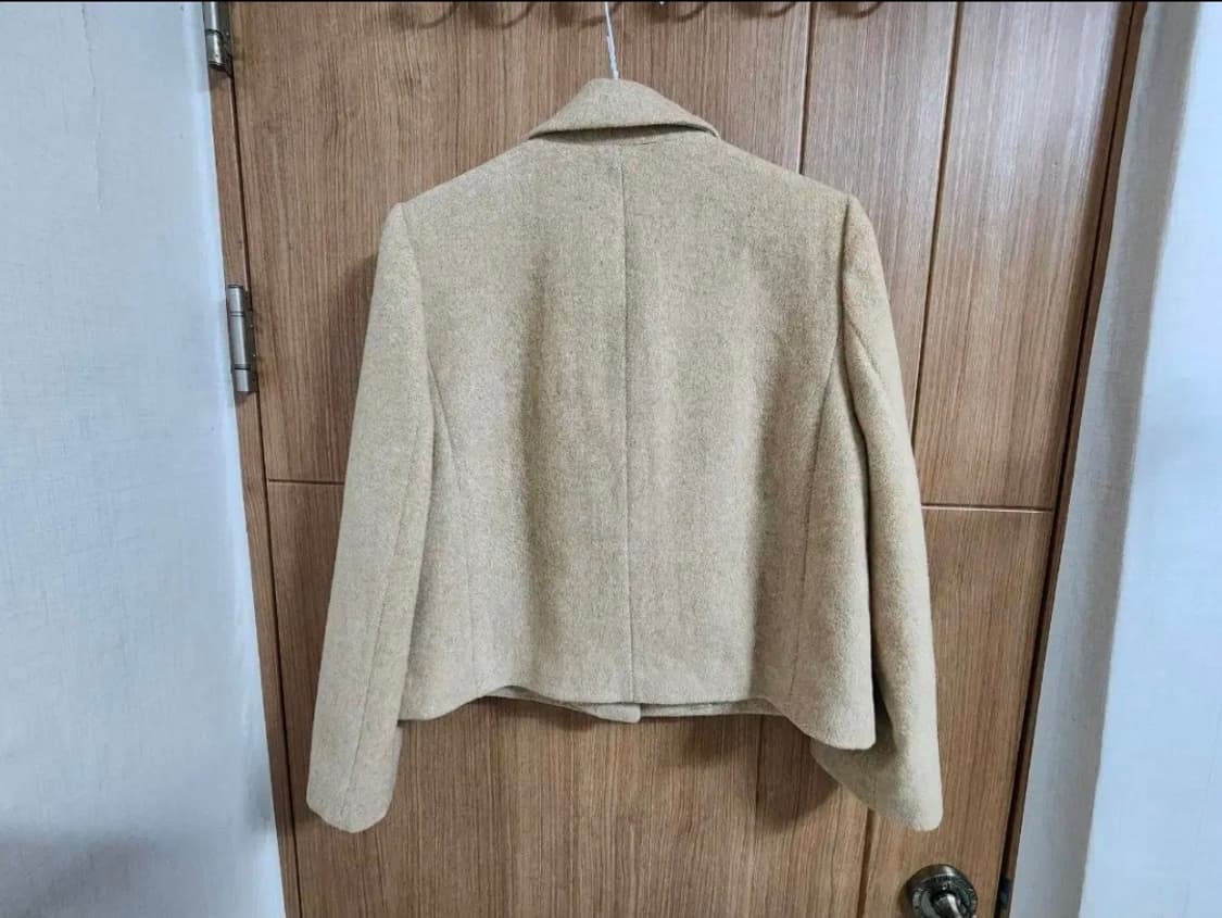 (55)여성 케네스레이디 싱글카라 아웃포켓 울 자켓 상품이미지3