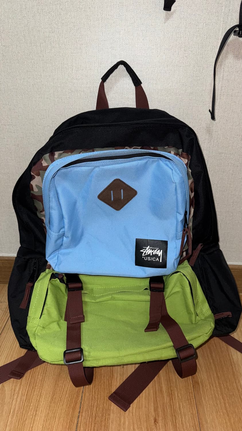 스투시 카모 백팩 희귀템 상품이미지1