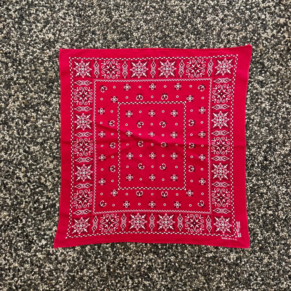 빈티지 패턴 반다나 made in USA (53x50cm)   상품이미지1