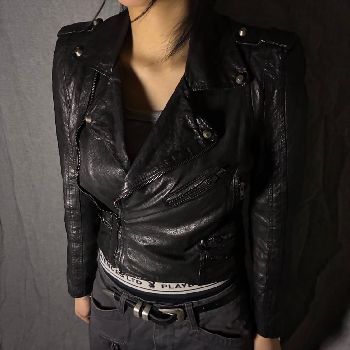 lamb skin leather jacket 상품이미지4