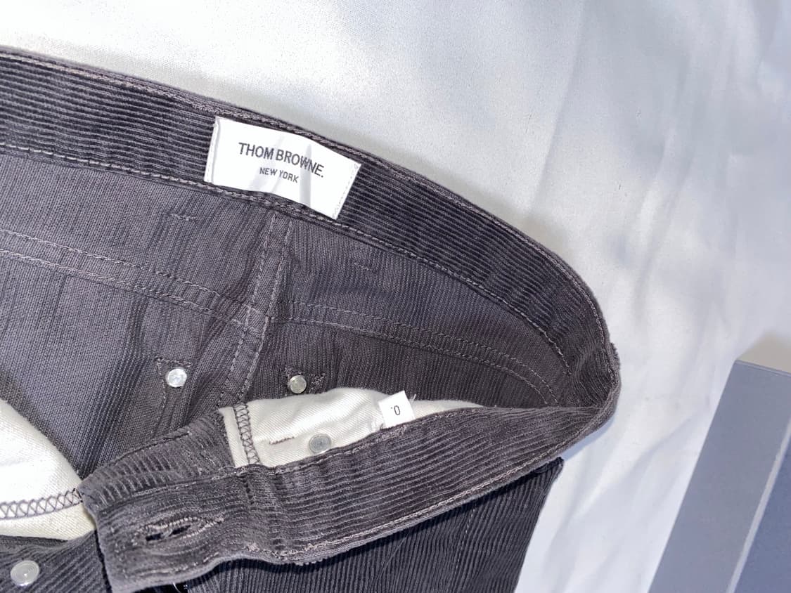 톰브라운 코듀로이 차콜 팬츠 상품이미지4