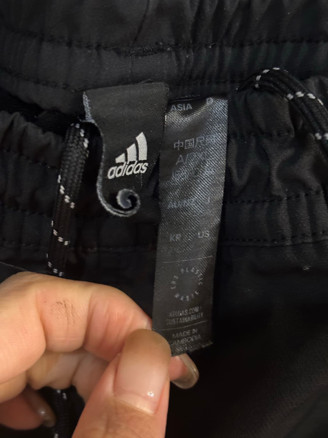 아디다스 블랙 조거 팬츠 2XL 상품이미지5