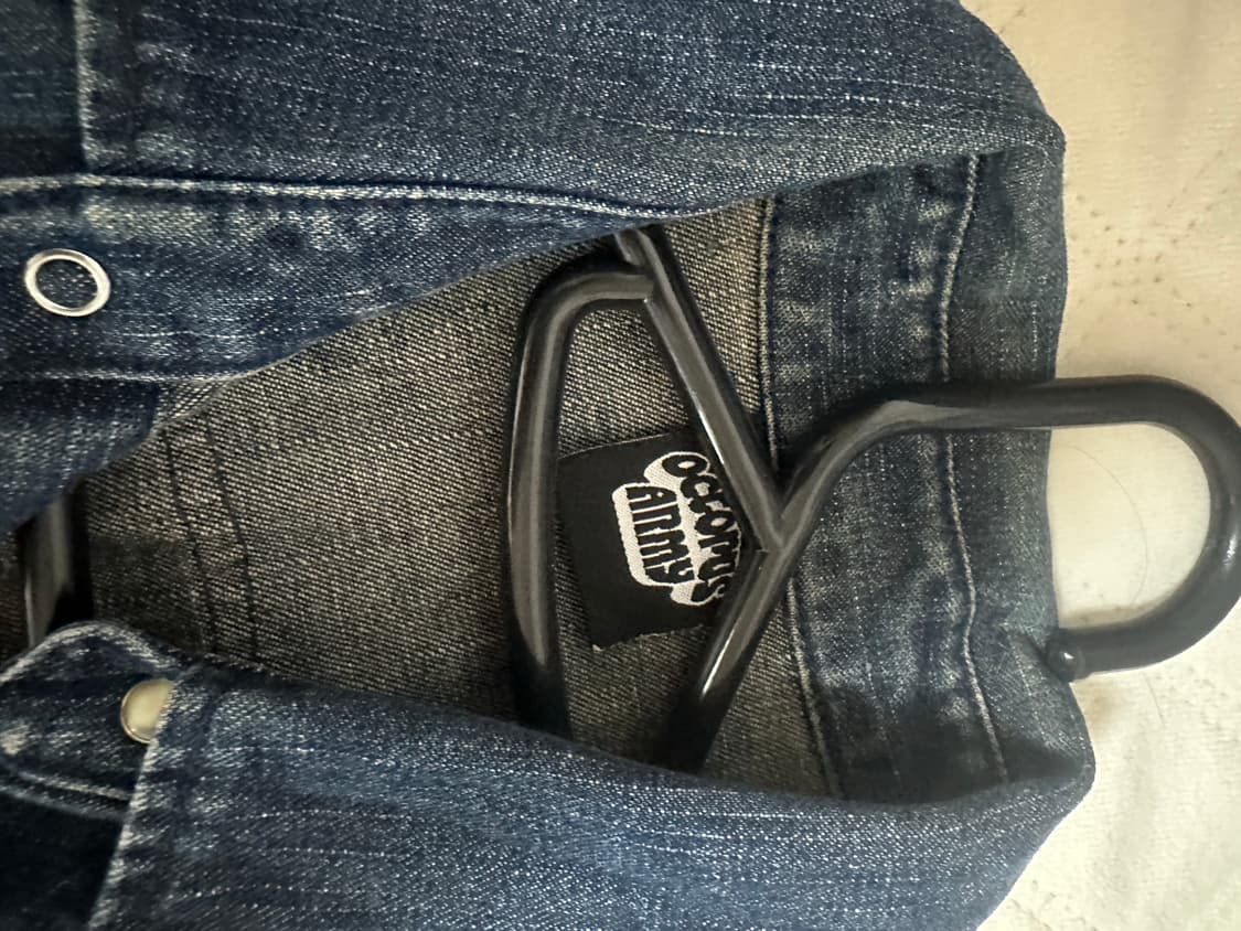 Octopus Army 데님 셔츠 상품이미지3