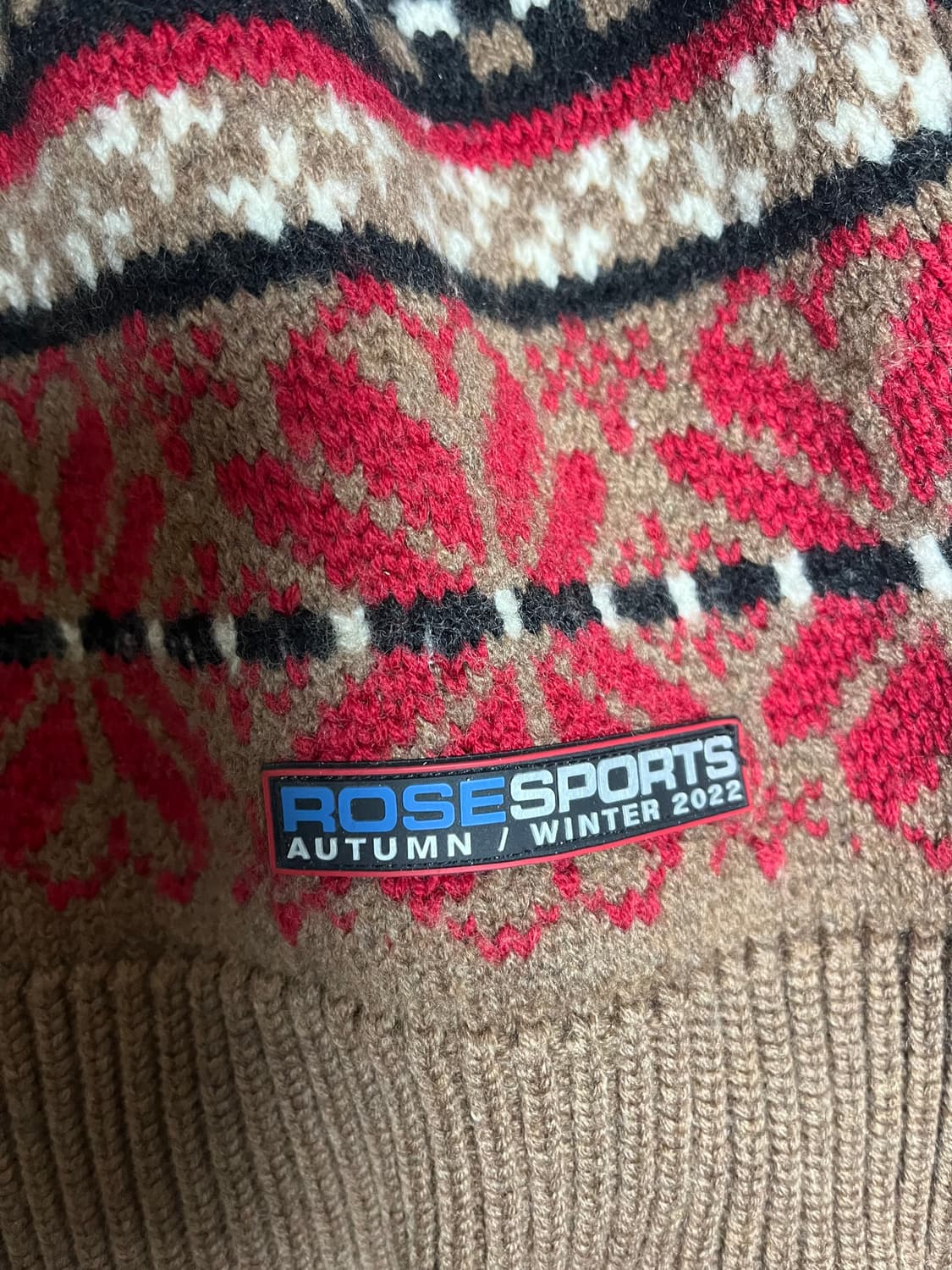 [M] 마틴로즈 페어아일 자카드 니트 상품이미지4