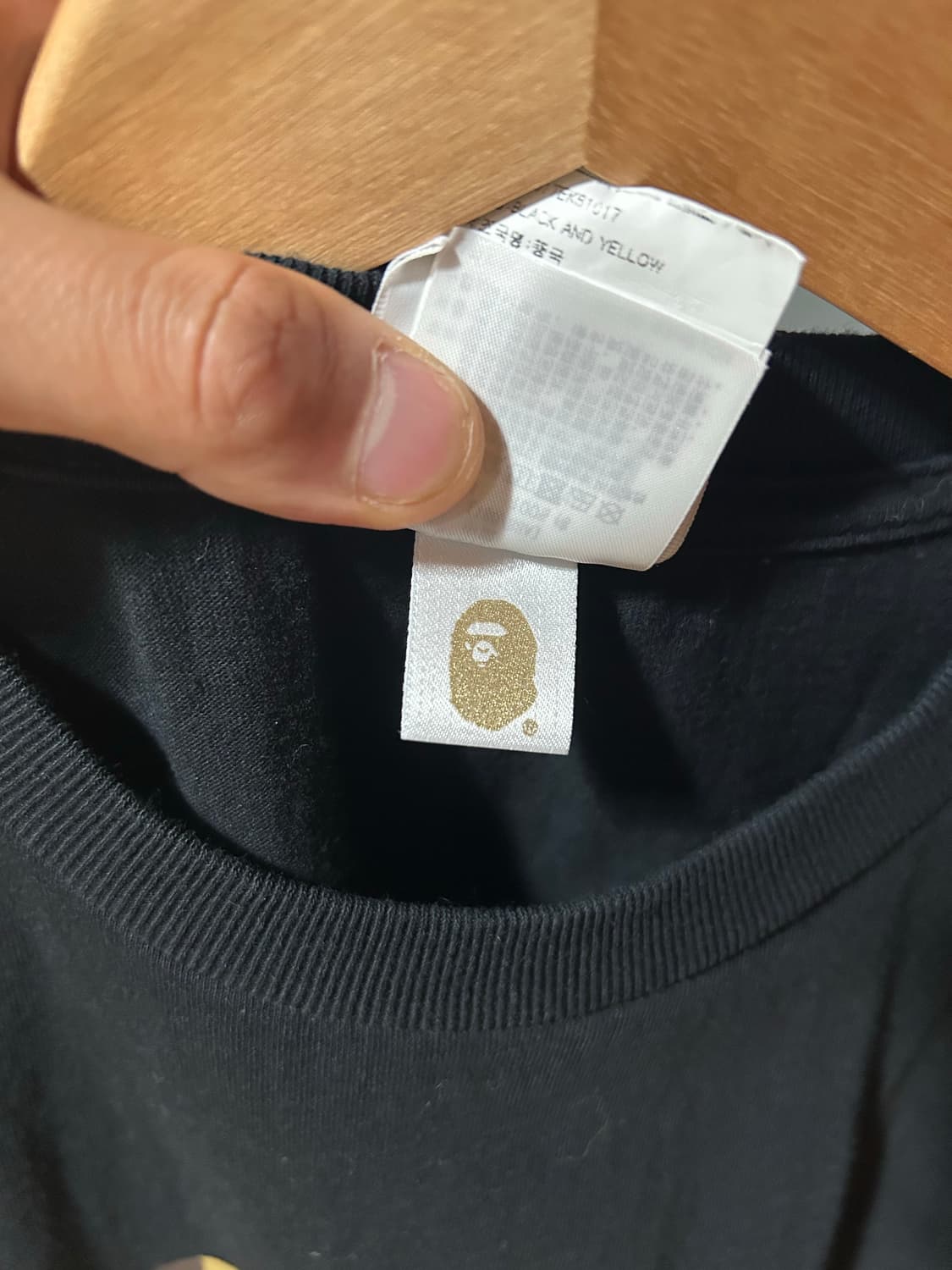 베이츠 퍼스트 카모 간지 블랙 티셔츠 2xl 상품이미지7