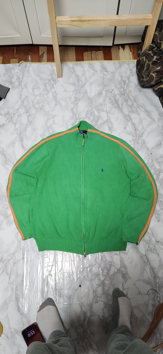 폴로 랄프로렌 투웨이 사이드라인 니트 집업 자켓 상품이미지3