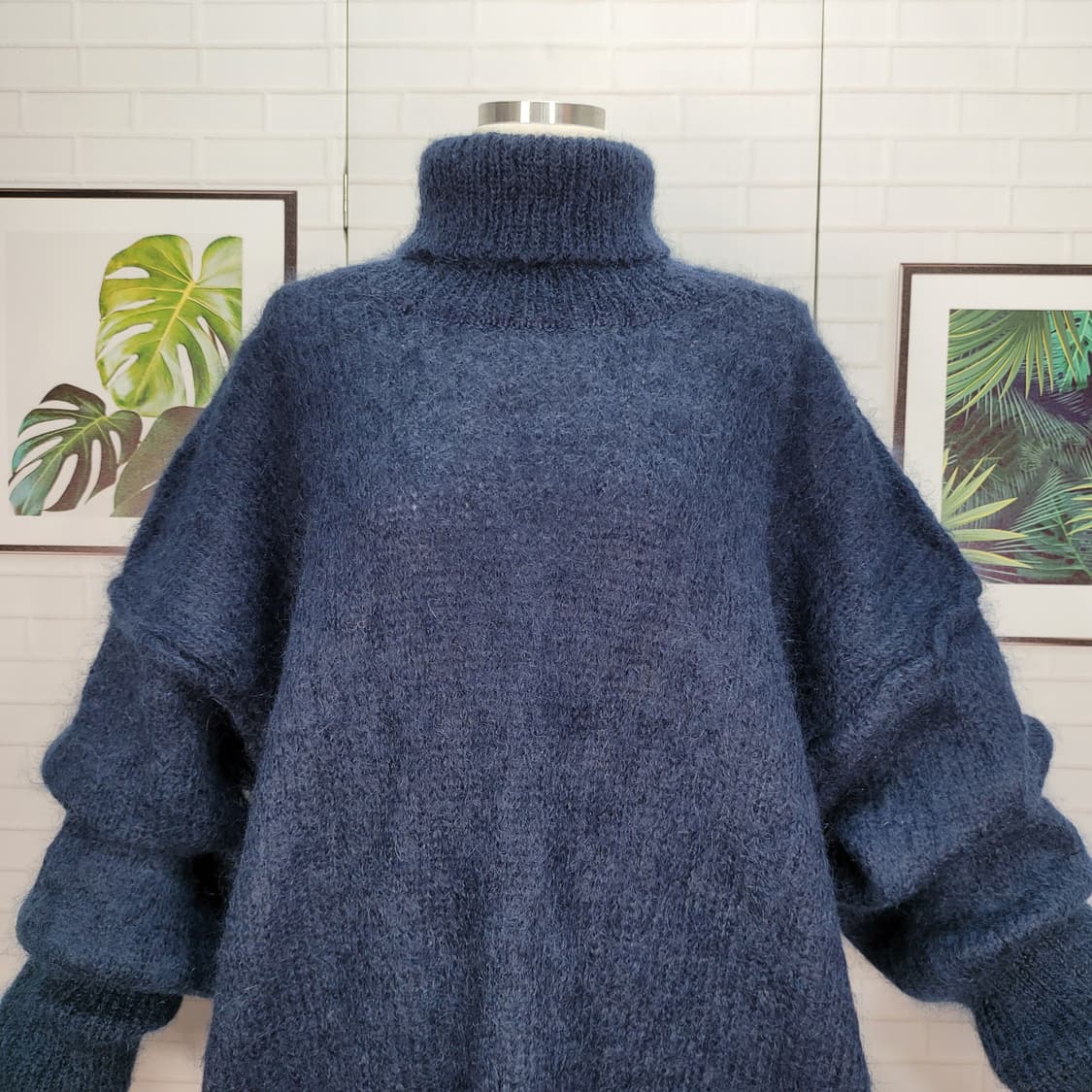 메종 마르지엘라 오버사이즈 터틀넥 모헤어 니트 스웨터  S사이즈 새상품급 상품이미지2