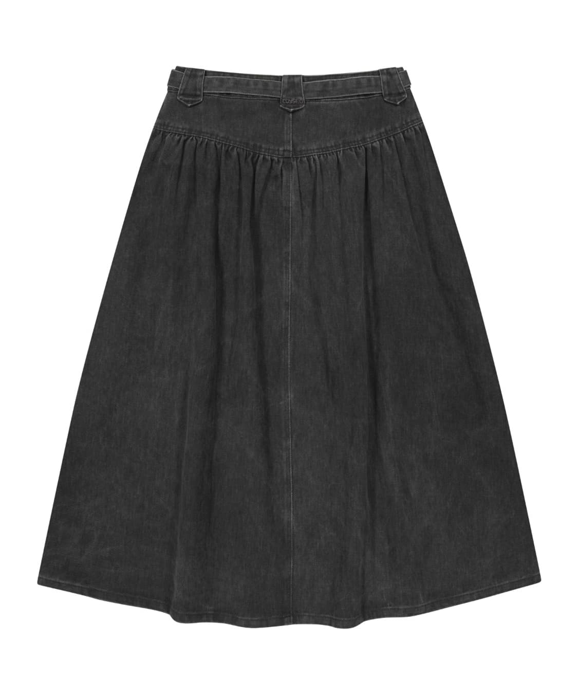 코이세이오 퍼피 코튼 스커트 차콜 1 상품이미지2