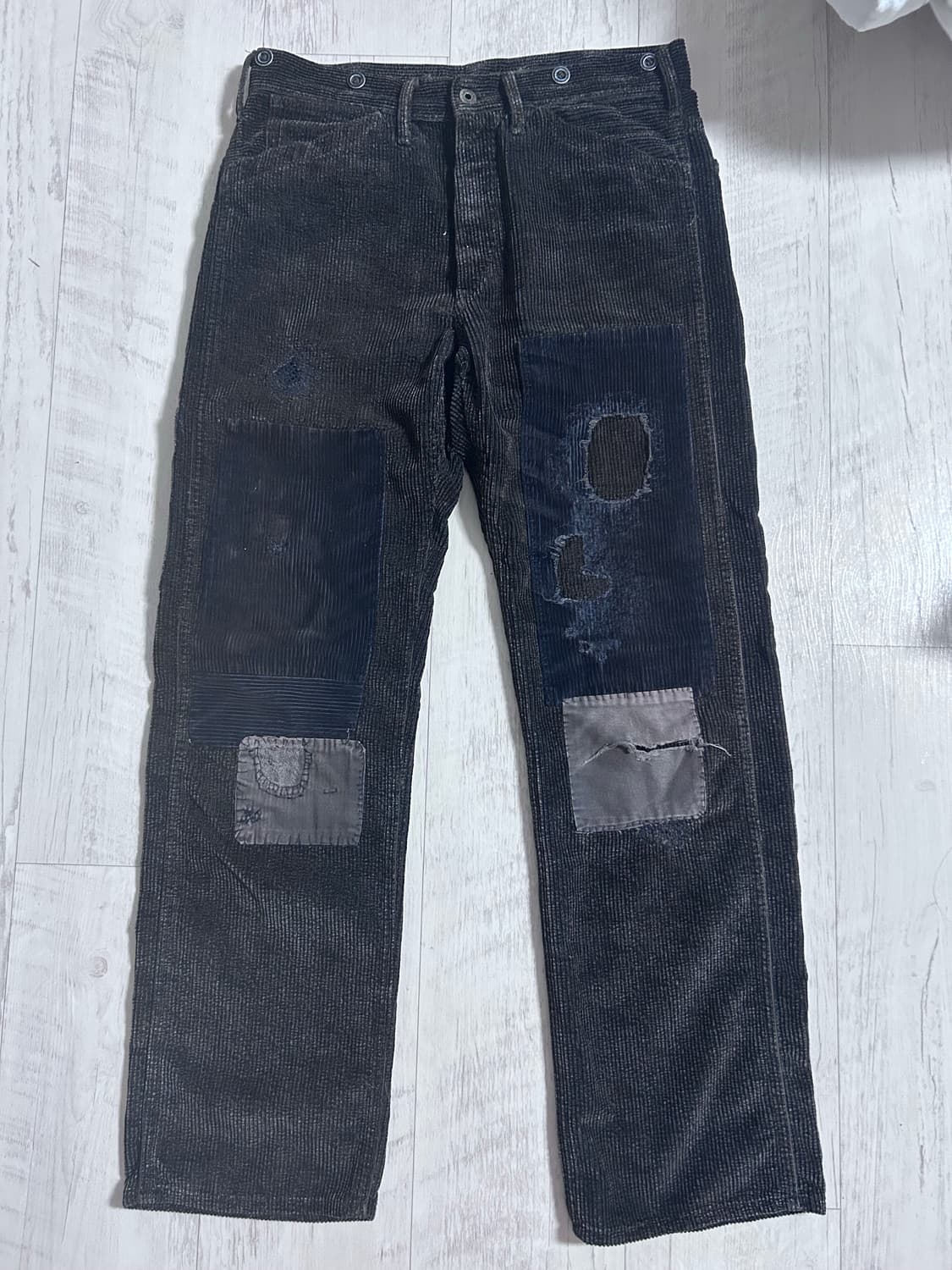 RRL 빈티지 파이브 포켓 핏 코듀로이 패치워크 팬츠 29x30 상품이미지1