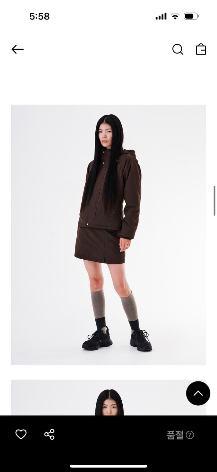 웰빙익스프레스 파카 브라운 상품이미지1