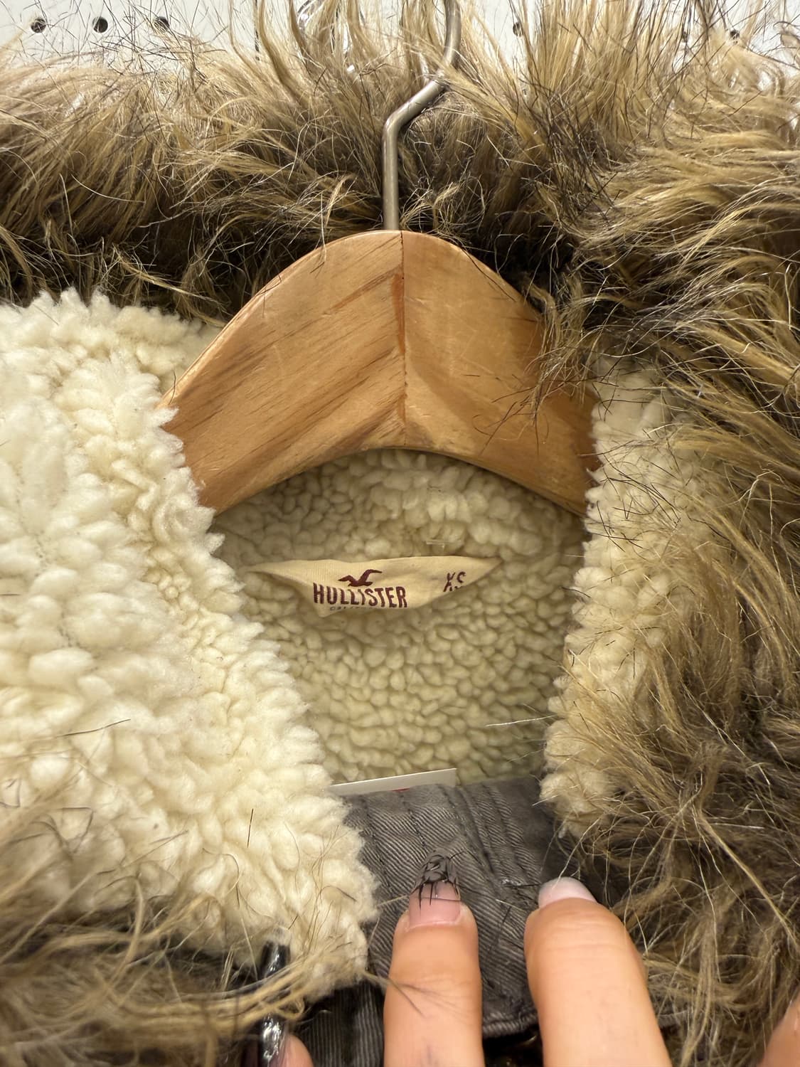 홀리스터 퍼 후드 야상 파카 U905 상품이미지5