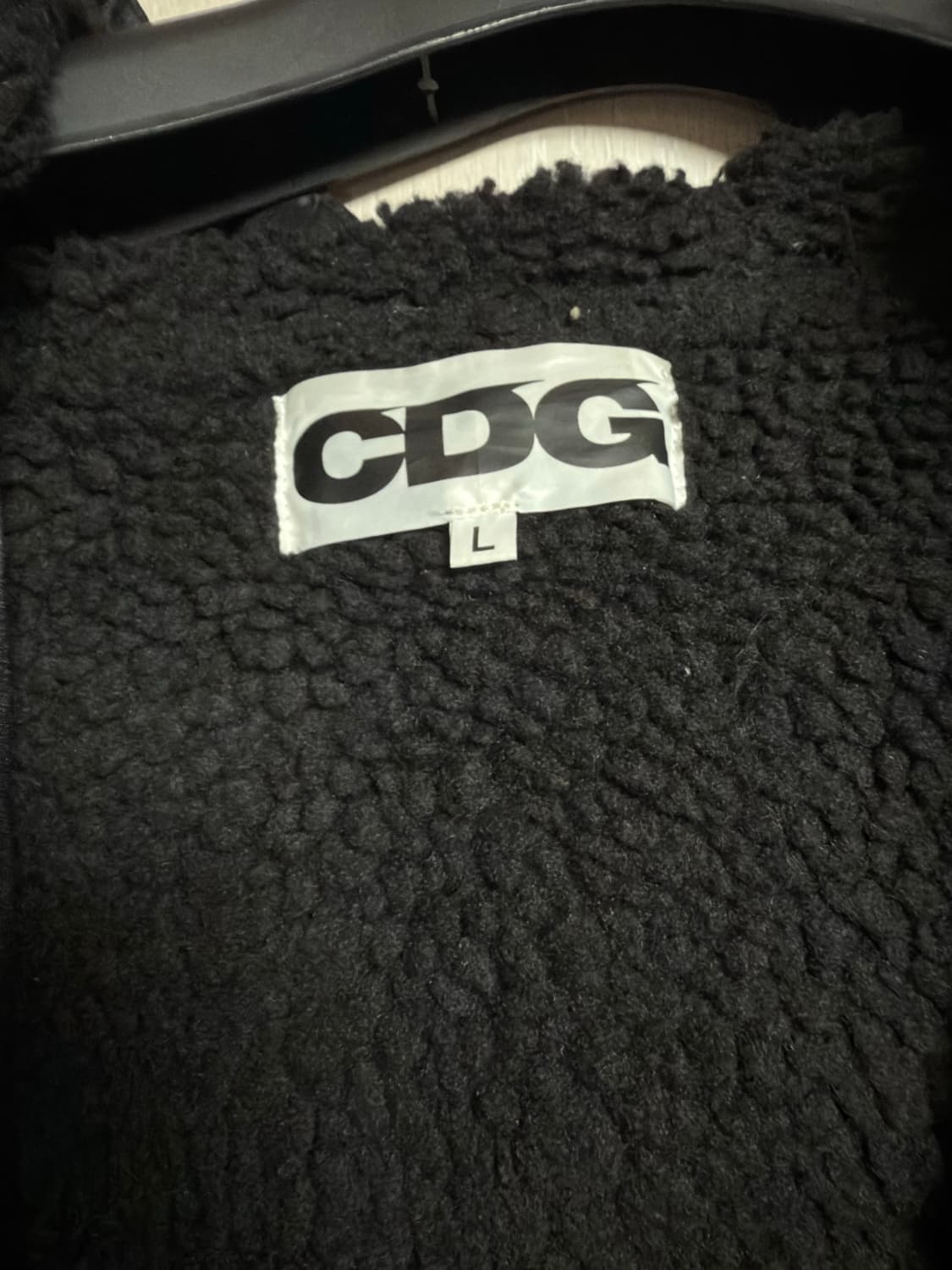 [L]CDG 보아 라인드 오버코트 꼼데가르송 상품이미지6