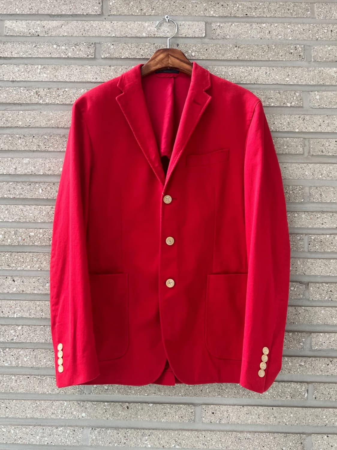 [M]폴로 랄프로렌 Made in Italy 레드 코튼 블레이저 상품이미지1