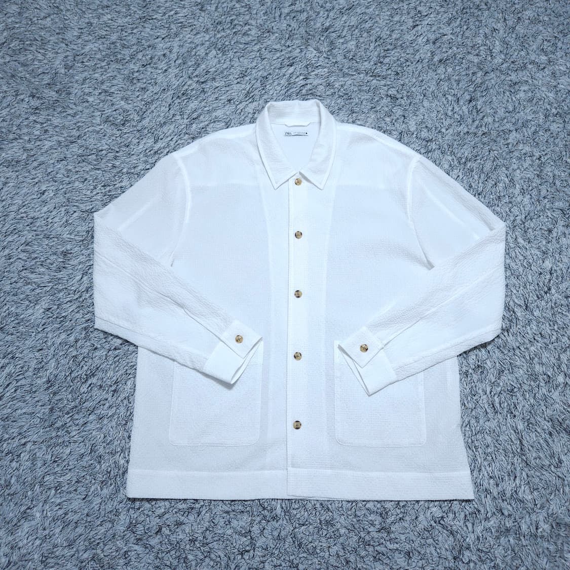 자라) XL 남자 셔츠형자켓 폴리경량자켓 / 왕눈이샵 상품이미지1