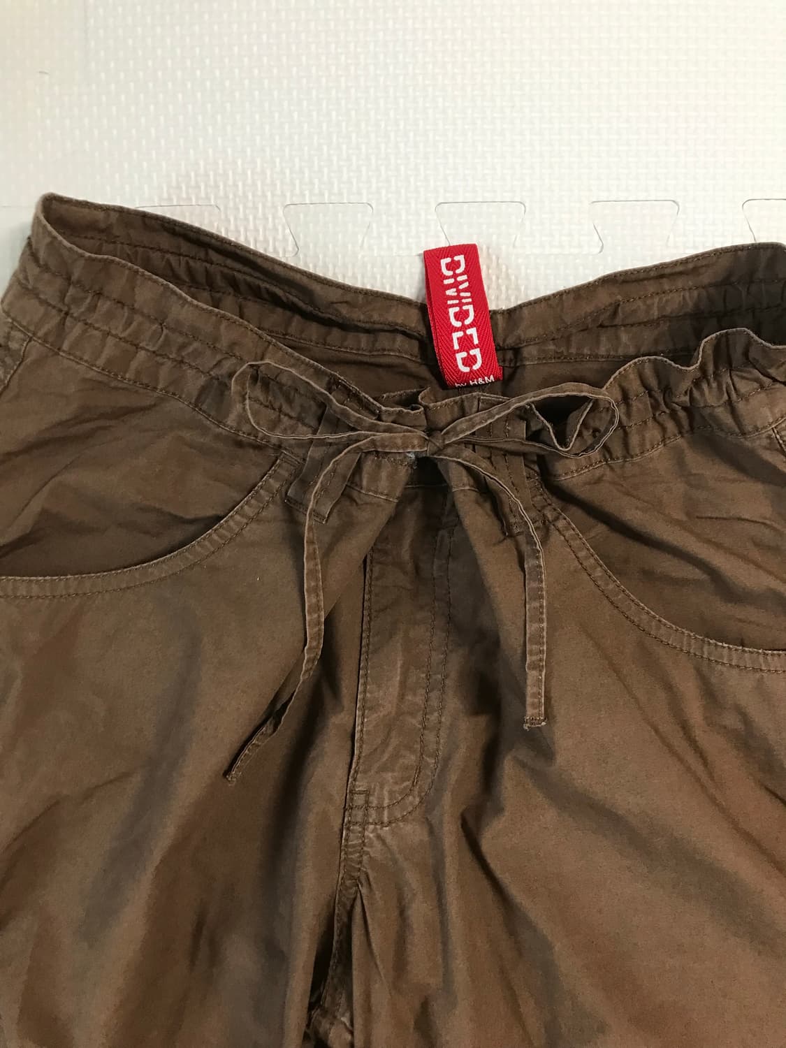 H&M 빈티지 스트링 코튼 7부PT 상품이미지2